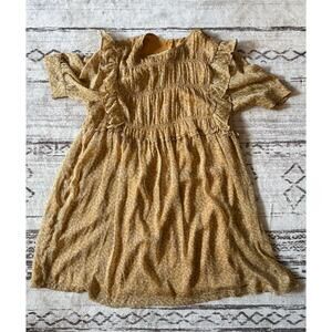 BOHME floral flowy babydoll dress large